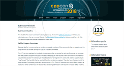 Desktop Screenshot of cppcon.org